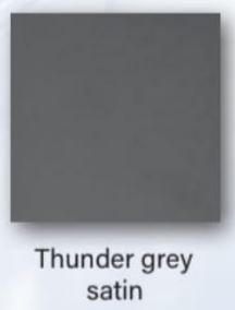 Thunder Grey Satin
